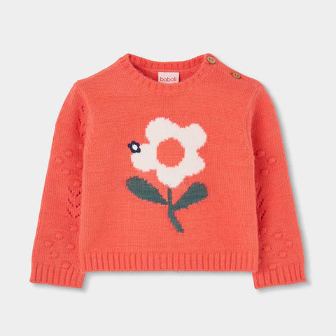 PULL AVEC FLEUR