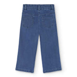 PANTALON EN JEAN À JAMBES ÉLARGIES