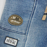 PANTALON EN JEAN DÉLAVÉ CLAIR