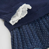 ROBE EN TRICOT À MOTIFS TRICOTÉS