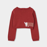 CARDIGAN COURT À MOTIFS INCISÉS