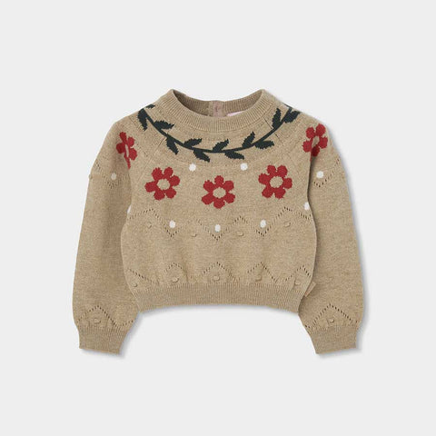 PULL À MOTIFS FLORAUX