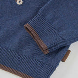 PULL À MOTIFS INCRUSTÉS POUR GARÇON