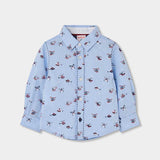 CHEMISE OXFORD À MOTIF D'HÉLICOPTÈRES