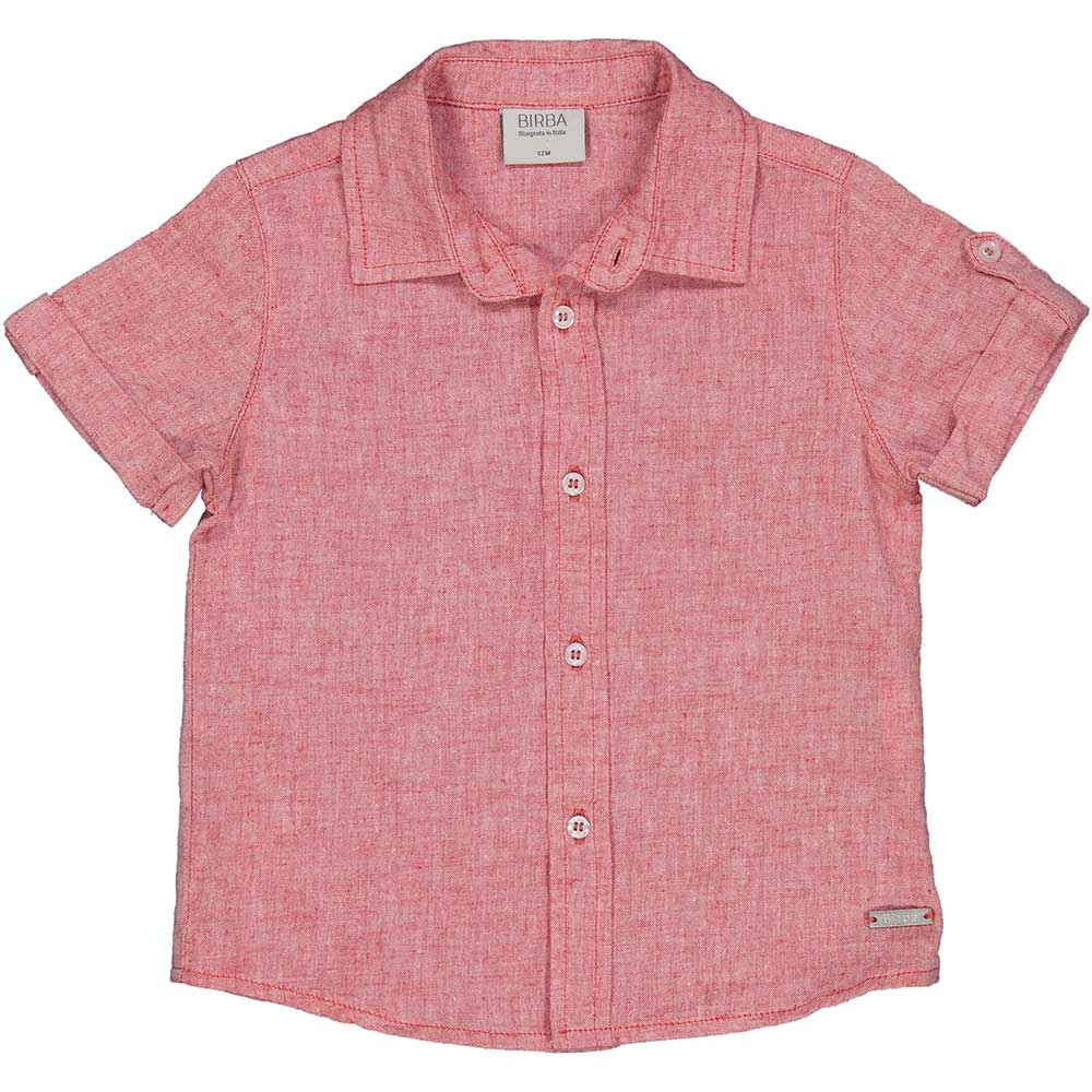 Shirt from the Birba children's clothing line, in linen blend with short sleeves.
Composition: 55...