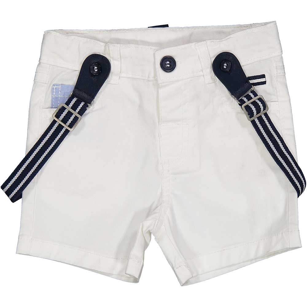 Bermuda de la Ligne Vêtements Enfant Birba, avec cinq poches et bretelles contrastantes.Compositi...