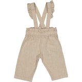 PANTALONE MISTO LINO - BIRBA - Sesso: Bambina - Colore: Beige - Stagione: Primavera-Estate