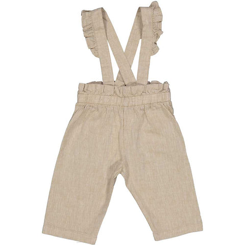LINEN BLEND TROUSERS