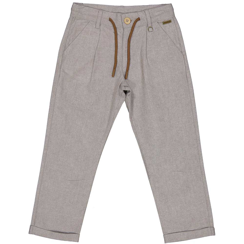 Trousers from the Trybeyond children's clothing line, with drawstring at the waist and turn-ups a...