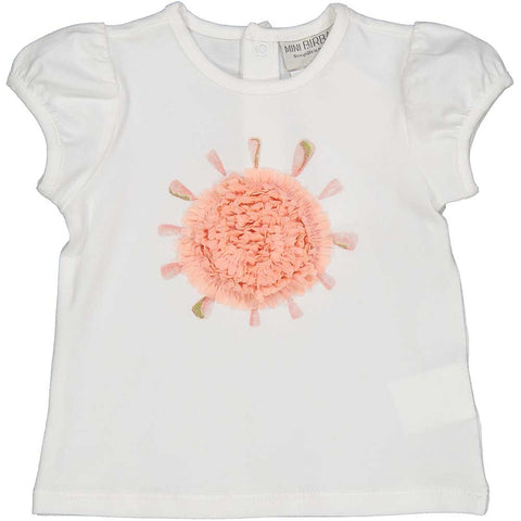 TSHIRT M/C JERSEY STRETCH - BIRBA - Sesso: Bambina - Colore: Panna - Stagione: Primavera-Estate