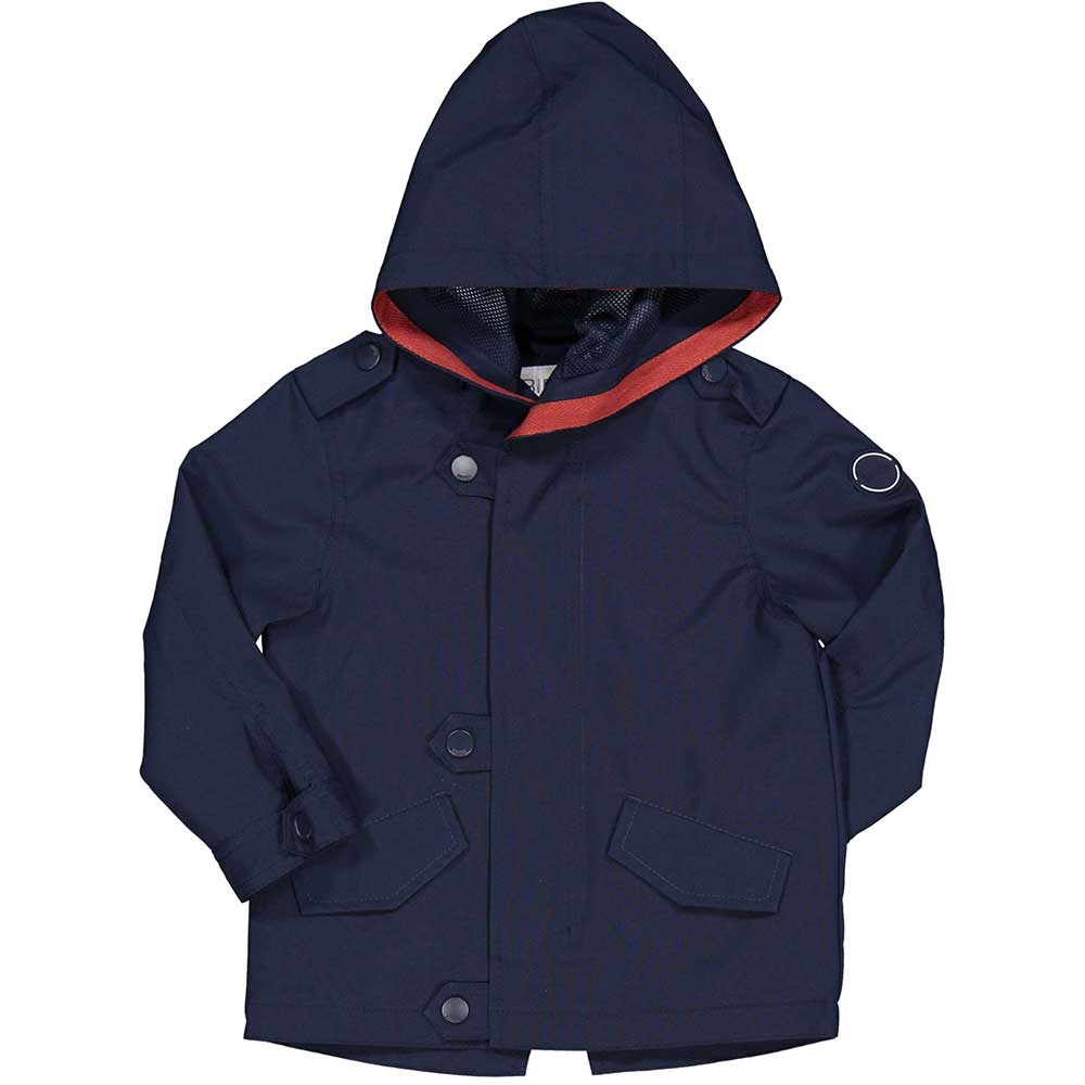 Jacket from the Birba children's clothing line, with hood and pockets on the front. Inside retina...