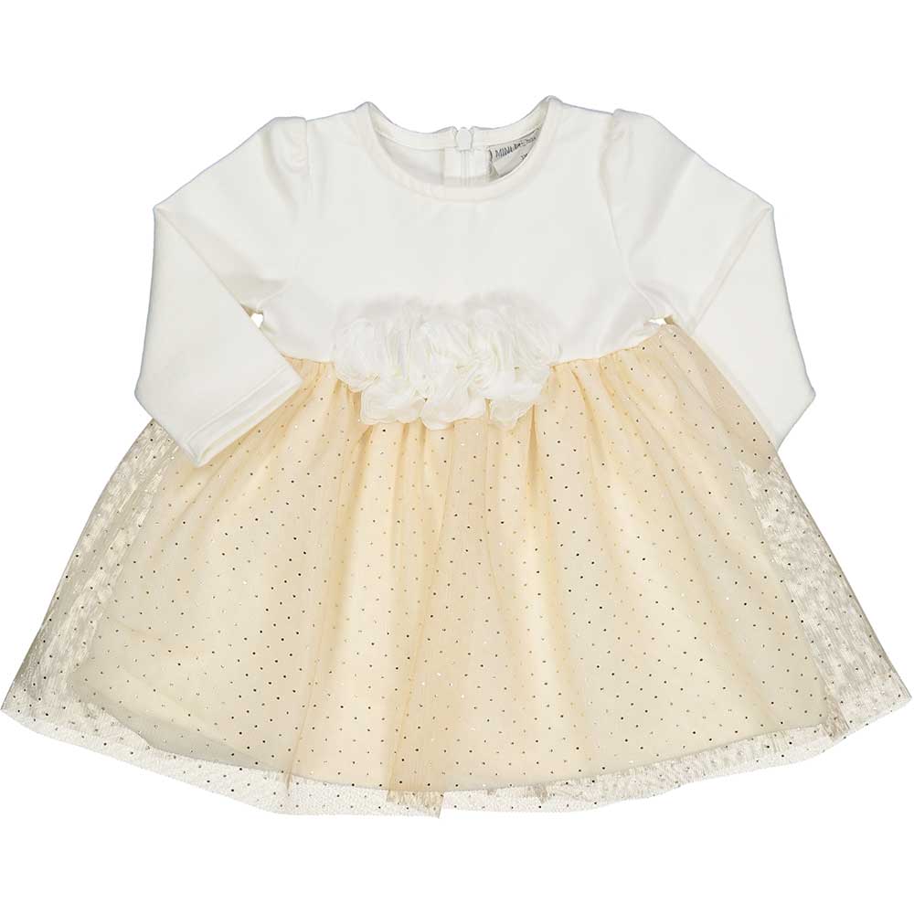 Robe de la Ligne Vêtements Fille Birba, avec jupe en tulle, partie supérieure en molleton avec ap...