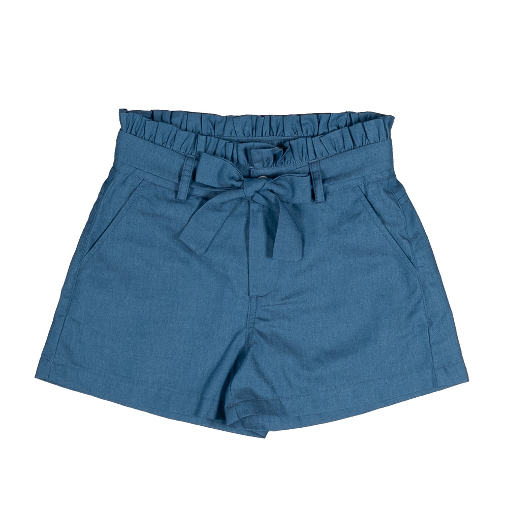 Bermuda en jean de la Ligne Vêtements Fille Fracomina, avec ceinture à la taille et petites poche...