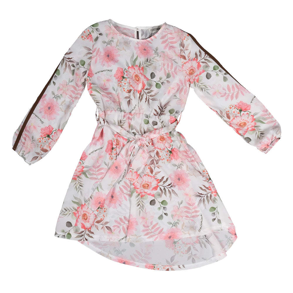 Robe élégante de la Ligne Vêtements Fille Fracomina, avec élastique aux poignets et ceinture à la...