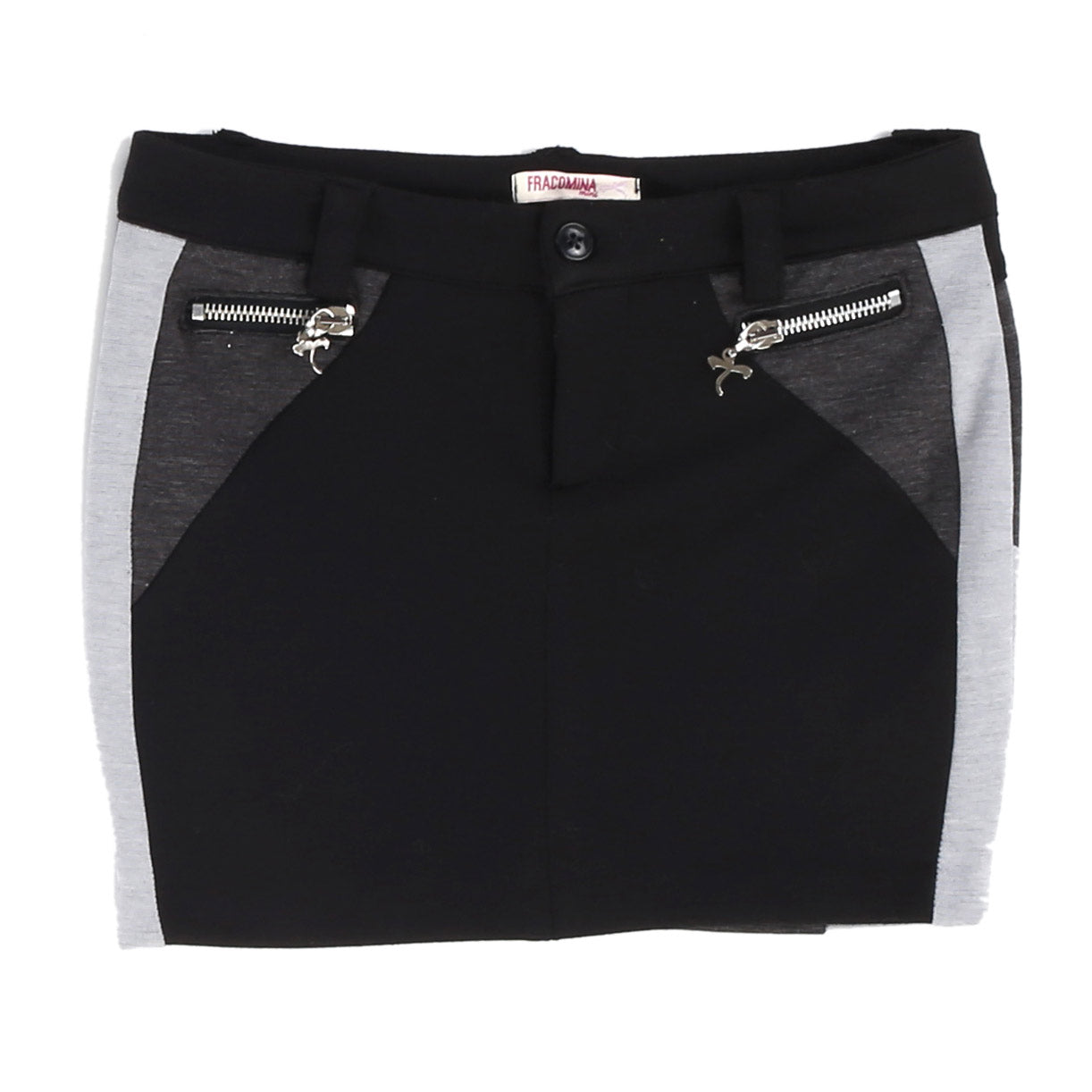 Jupe en tissu technique de la ligne de vêtements pour fille Fracomina Mini,
  avec fausses poches...