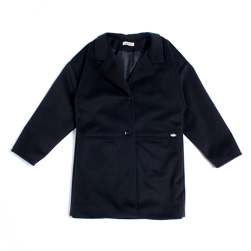 Manteau magnifique de la ligne abbigliamentoBambia fracomina Mini, avec de grandes poches droites...