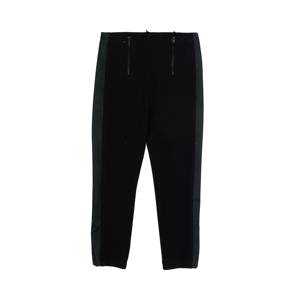 Pantalon de la Ligne Vêtements Fille Fracomina, en tissu technique, avec des inserts en simili cu...