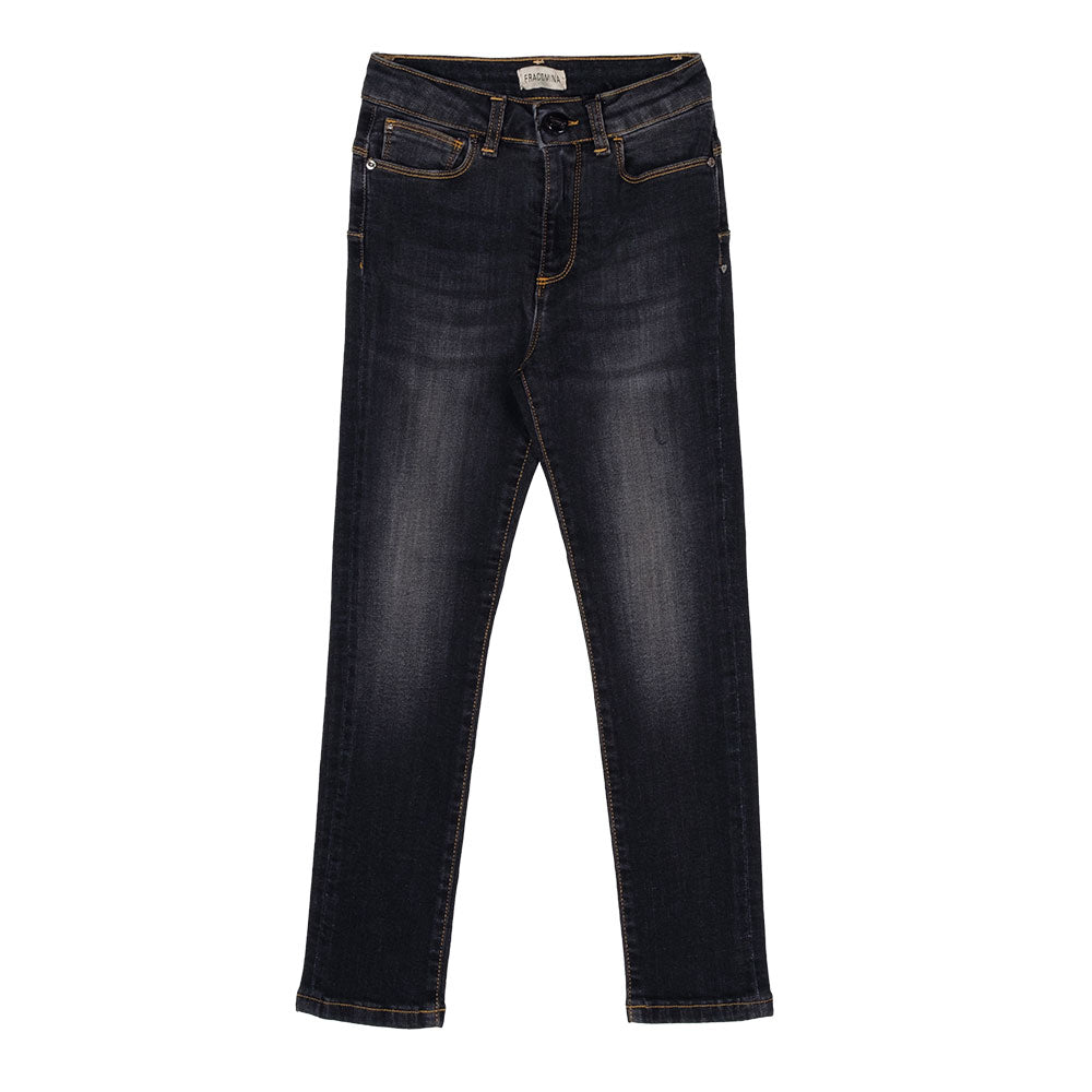 Jeans de la ligne Vêtements Fille Fracomina, avec coupe régulière et disponible en plusieurs lava...