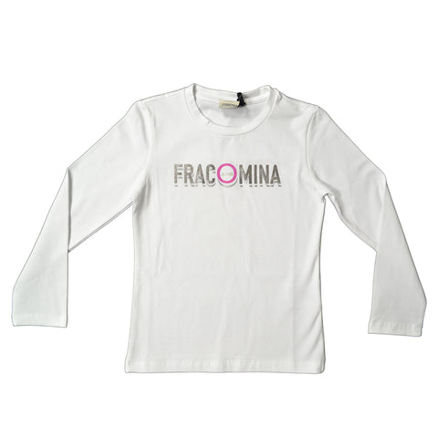 T-SHIRT - FRACOMINA - Sesso: Bambina - Colore: Bianco - Stagione: Autunno-Inverno