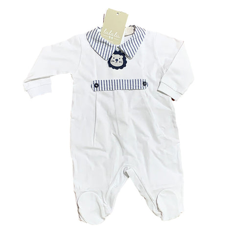 Tutina neonato - LALALU - Sesso: Bimbo - Colore: Bianco - Stagione: Primavera-Estate