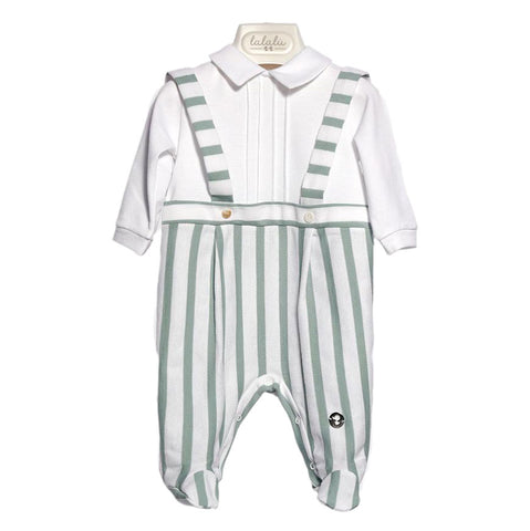 Tutina Neonato - LALALU - Sesso: Bimbo - Colore: Verde - Stagione: Primavera-Estate