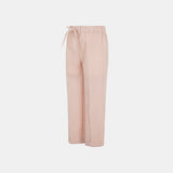 Pantalone in seersucker bimba - LALALU - Sesso: Bambina - Colore: Rosa - Stagione: Primavera-Estate