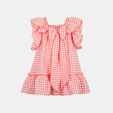 Robe en seersucker pour fille
