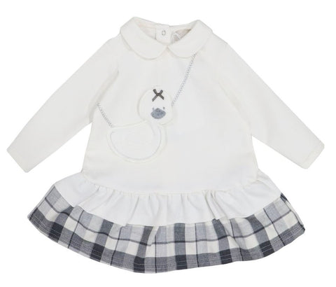 Vestitino tessuto nea - LALALU - Sesso: Bambina - Colore: Panna - Stagione: Autunno-Inverno