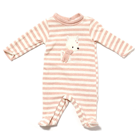 Tutina maglia neonata - LALALU - Sesso: Bambina - Colore: Rosa - Stagione: Autunno-Inverno