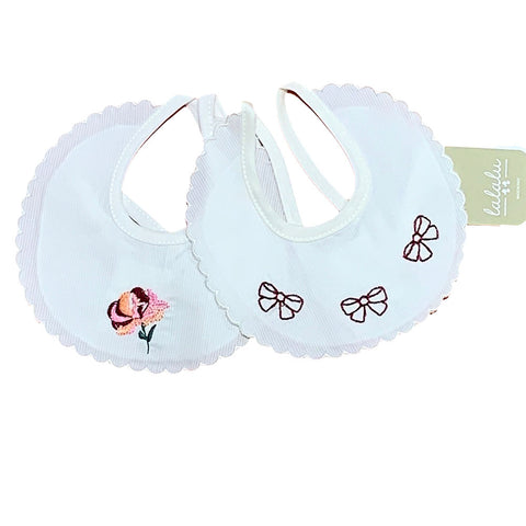 Bavoir bi-pack rond