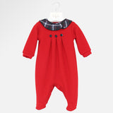 Tutina in maglia neonata - LALALU - Sesso: Bambina - Colore: Rosso - Stagione: Autunno-Inverno