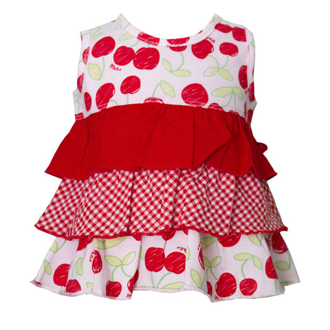 TOP BALZE - MIRTILLO - Sesso: Bambina - Colore: Rosso - Stagione: Primavera-Estate