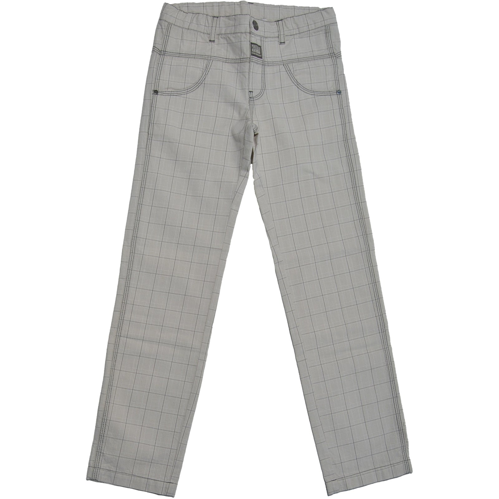 Pantalon prince de Galles de la ligne de vêtements pour enfants Mirtillo beige 4 poches, taille r...