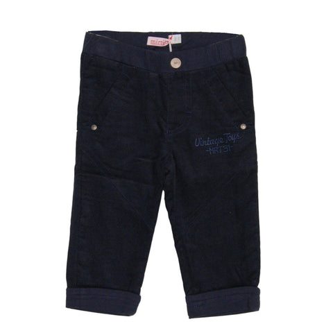 PANTALONE VELLUTO - MIRTILLO - Colore: Grigio - Stagione: Autunno-Inverno