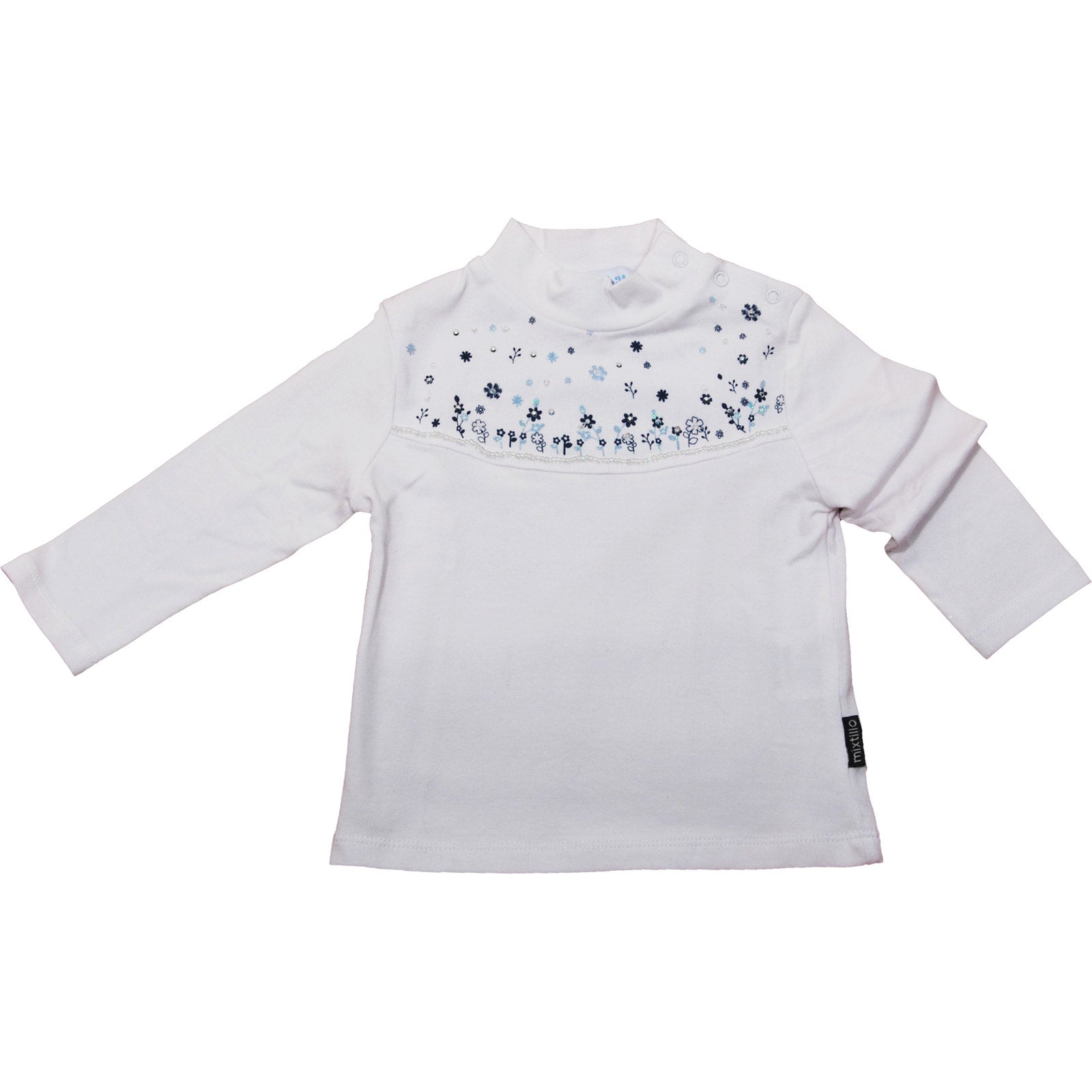 Lupetto de la ligne de vêtements pour fille Mirtillo avec boutonnage sur l'épaule, application de...