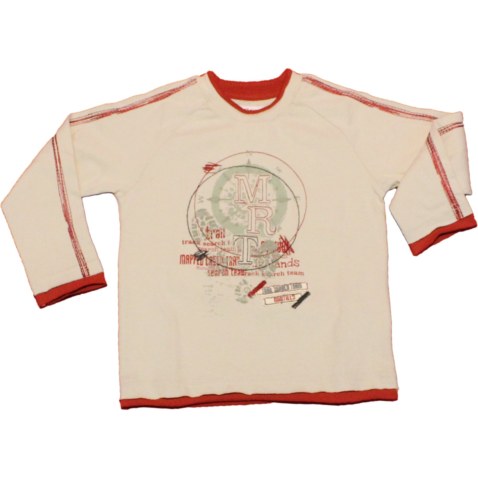 T-shirt manches longues de la ligne de vêtements pour enfants Mirtillo, avec des applications, br...