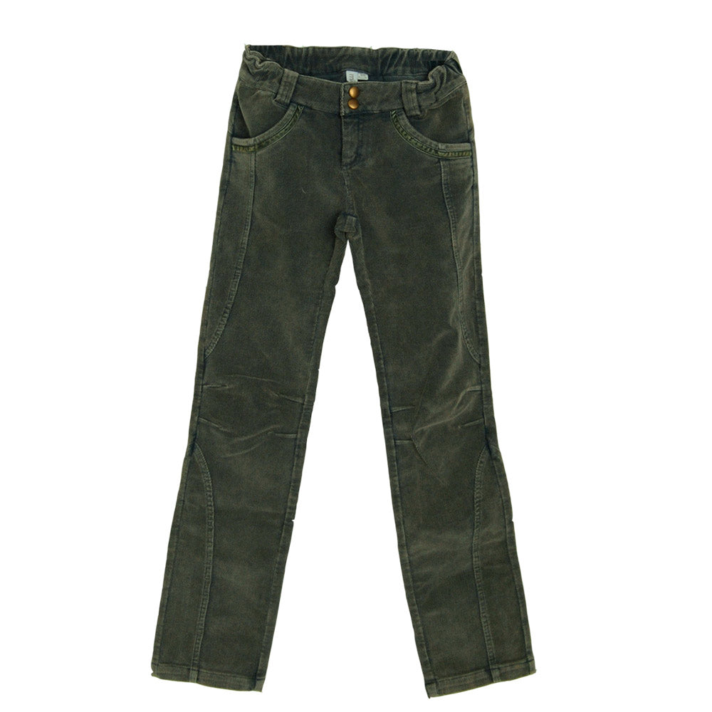 Pantalon en velours côtelé de la ligne de vêtements pour enfants Mirtillo. Poches à l'avant avec ...