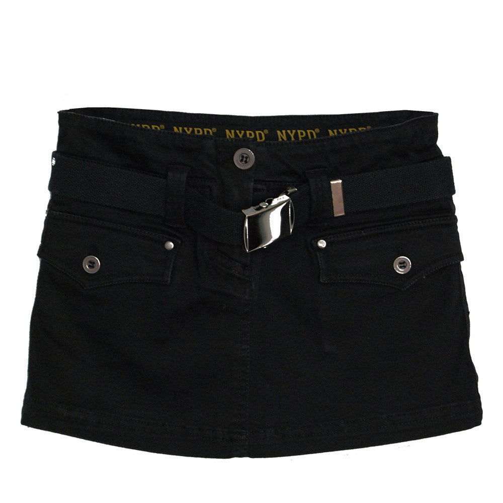 
  Gonna della linea abbigliamento bambina Mirtillo. Tinta unita con tasche sul davanti
  e sul r...