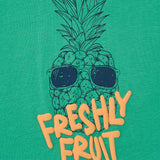 T-SHIRT FRESHLY BAR DE PRAIA - NATH KIDS - Colore: Verde - Stagione: Primavera-Estate