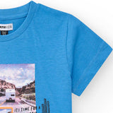 CAMISETA PAISAJE ROAD TRIP - NATH KIDS - Colore: Blu - Stagione: Primavera-Estate