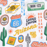 CAMISETA POLO STAMP ROAD TRIP - NATH KIDS - Colore: Bianco - Stagione: Primavera-Estate