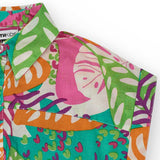 CAMISA PLANA LUANA TROPICAL VIBES - NATH KIDS - Sesso: Bambina - Colore: Verde - Stagione: Primavera-Estate