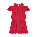 VIVIAN STRAWBERRY SORBET DRESS