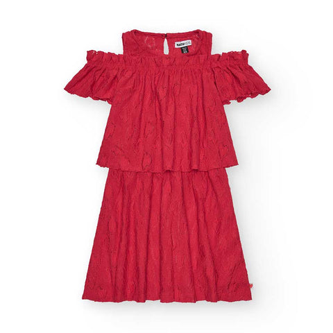VIVIAN STRAWBERRY SORBET DRESS