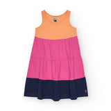 DRESS FRILL HONOLULU - NATH KIDS - Sesso: Bambina - Colore: Arancione - Stagione: Primavera-Estate