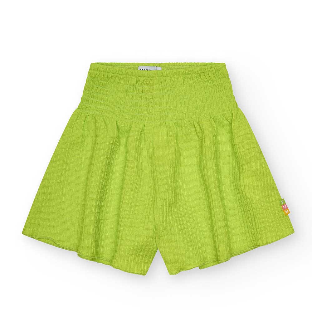 Shorts from the Nath Kids Girls' Clothing Line, wide model with soft fabric and elastic waistband...
