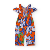 WOVEN JUMPSUIT BALBINA BEYOND THE BEACH - NATH KIDS - Sesso: Bambina - Colore: Arancione - Stagione: Primavera-Estate