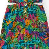 POPLIN JUMPSUIT JUNO TROPICAL VIBES