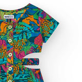 POPLIN JUMPSUIT JUNO TROPICAL VIBES