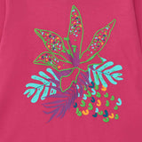 T-SHIRT EN JERSEY CHAMO VIBES TROPICALES